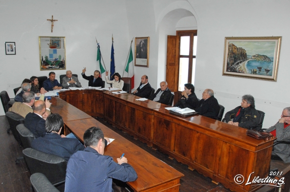 Il consiglio comunale del 31 marzo 2011 - foto Libertino
