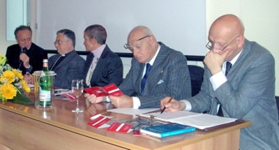 I relatori: G. Florio, L. Renzo, B. Lento, A. Repice, S. Camporeale - foto Barritta