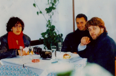 Russell Crowe, Jennifer Beals, Nicola Euticchio a Tropea