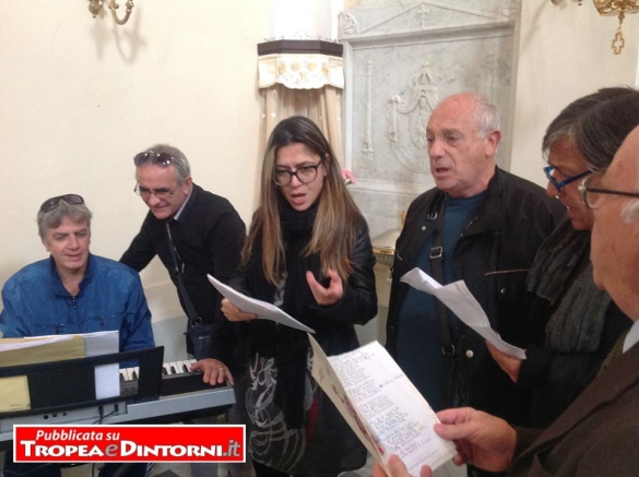 Il Maestro Enzo Cotroneo, il Maestro Mario Muscia la figlia Soprano Gemma Fazzari, Enzo Taccone, Franco Fazzari, Pasqualino Negro 