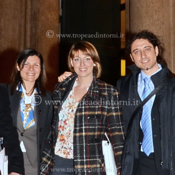 Parlamentari M5S, Federica Dieni, Dalila Nesci, Paolo Parentela - foto Libertino