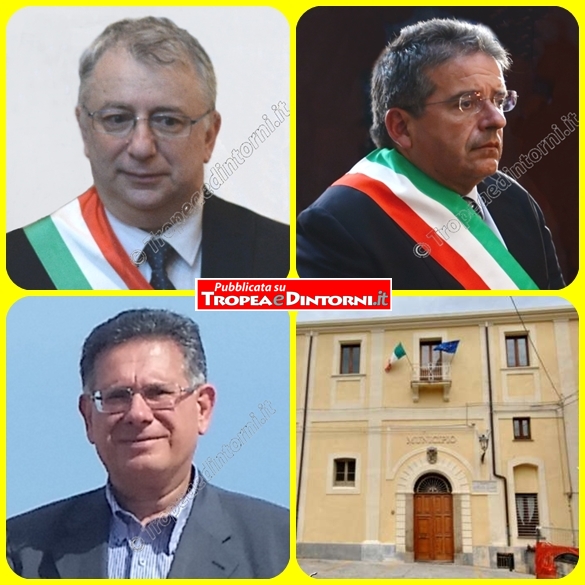 La Commisione Staordinaria, Salvatore Fortuna, Giuseppe Di Martino, Emilio Buda - foto Libertino