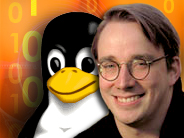 Linus Torvalds , padre del S.O. Linux immagine internet