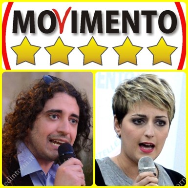 Deputati M5s Dalila Nesci e Paolo Parentela- foto Libertino