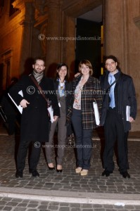 Sebastiano Barbanti, Federica Dien,i Dalila Nesci, Paolo Parentela Parlamentari Calabresi del Movimento 5 Stelle - foto Libertino