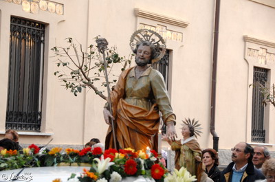 San Giuseppe in processione per le vie di Tropea