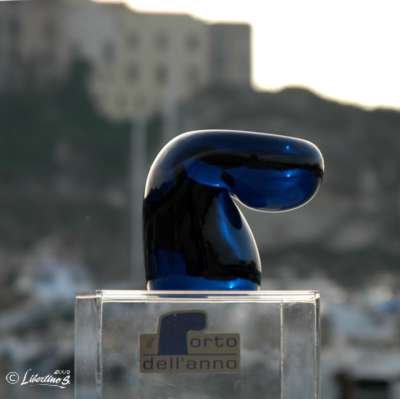 Il prestigioso riconoscimento che premia la Città di Tropea nel 2005 come "Il porto dell'anno" - foto Libertino